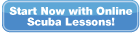Start Now with Online Scuba Lessons